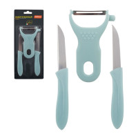 Набор кухонный CLASSICO (3 предмета): нож 2 шт., овощечистка Mallony 2/24