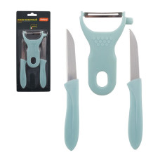 Набор кухонный CLASSICO (3 предмета): нож 2 шт., овощечистка Mallony 2/24 Набор кухонный CLASSICO (3 предмета): нож 2 шт., овощечистка Mallony 2/24