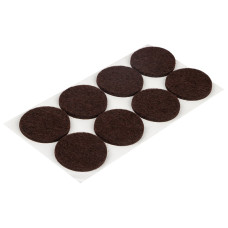 Накладки-протекторы для мебели самоклеящиеся 8шт 35мм,  коричневый /5