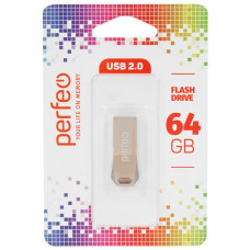 Perfeo USB флэш-диск 64GB M13 Metal Series