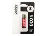 Perfeo USB флэш-диск 8GB E04 Red economy series