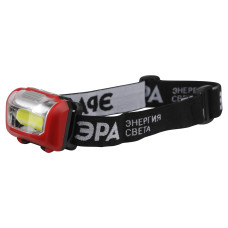 Фонарь ЭРА GB-709 Налобный "Пиранья"  [5Вт COB, 3хААА, 3 режима, бл] /12