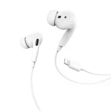 hoco наушники внутриканальные с микрофоном M1 Max Crystal, Lightning белый 1/21/210 hoco наушники внутриканальные с микрофоном M1 Max Crystal, Lightning белый 1/21/210