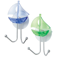 Крючок двойной W2533 "Парус" (крепление: присоска) 4/12