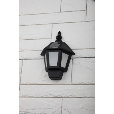 Светильник на солнечной батарее ЭРА ERAFS08-36, фасадный, 2 реж.(огонь,холодный свет),40LED,7lm /12