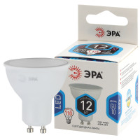 ЭРА Лампа светодиодная LED-12 MR16/840-GU10 12Вт софит нейтральный белый свет 2/10