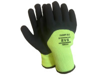 Перчатки из акрила черн. вспененн. латекс. покрыт., 10кл вязки (с внутр. ворсовым начес) (БМ ) /108