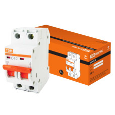 Авт. выкл. TDM ВА47-29 2Р 40А 4,5кА х-ка С 6/60