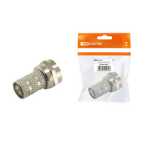 Штекер F TDM RG6, инд. упаковка 10/100