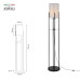 Напольный светильник ЭРА Rivoli Bianca D7041-502 60 Вт 1*Е27 H=1.35м, классика, торшер /1
