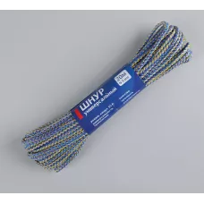 Шнур универсальный, d = 4мм., материал-полипропилен,  с сердечником, 20 м