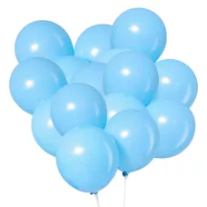 Набор шаров латекс 12" пастель 25 шт, цвет голубой Набор шаров латекс 12" пастель 25 шт, цвет голубой