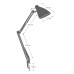 Настольный светильник Camelion KD-335 C09 230V, 40W, E27, струбцина, светло-серый /5