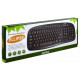 Клавиатура беспров Perfeo "ELLIPSE" Multimedia, USB, чёрная (PF-5000) /20