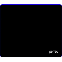 Perfeo Коврик для компьютерной мыши "Black", "Синий", (240*320*3 мм) ткань+резиновое основание /100