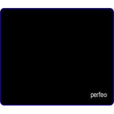 Perfeo Коврик для компьютерной мыши "Black", "Синий", (240*320*3 мм) ткань+резиновое основание /100 Perfeo Коврик для компьютерной мыши "Black", "Синий", (240*320*3 мм) ткань+резиновое основание /100