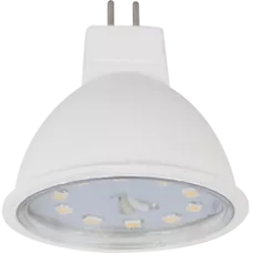 Ecola Light LED5,0W-MR16-2800K-GU5.3 220V  прозрачное стекло (композит) 48x50 Лампа Светодиодная