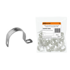 Скоба металлическая TDM однолапковая с внутр. d31-32 мм/мин.пар.50шт