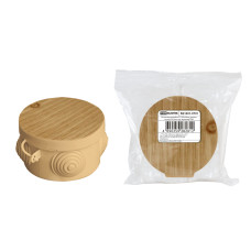 Коробка распаячная TDM ОП D65х40мм, крышка, "ЭКО" (сосна), IP54, 4вх. инд. штрихкод /мин.пар.5шт Коробка распаячная TDM ОП D65х40мм, крышка, "ЭКО" (сосна), IP54, 4вх. инд. штрихкод /мин.пар.5шт