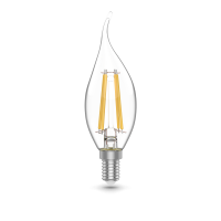 Gauss Лампа светодиодная Basic Filament 5,5W 530lm 4100К Е14 (3 лампы в упак) 1/20
