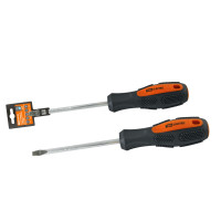 Отвертка шлицевая двухкомпонентная, CR-V тип SL8.0x175, серия "Алмаз" TDM 12/96