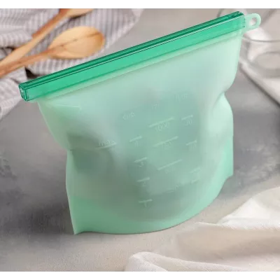 Пакет-контейнер многофункциональный 21,5x18x1,5 см, зеленый