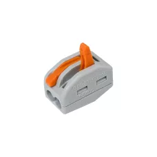 412 (0.08-2,5мм2), Соединительная клемма с рычагами 2 отверстия (100шт) Сириус /крат.100шт