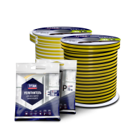 Уплотнитель для окон и дверей белый Tytan Professional  D 6m x 9mm x 7,5mm