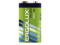 Батарейка Ergolux 6F22 SR1 (6F22SR1, батарейка,9В) 12/60
