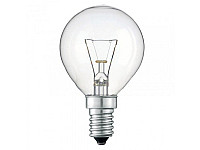 Лампа накаливания ДШ-230-40 (в инд.упак., шар, G45, Е14, 40Вт,230В, прозрачная) Кратно - 10 шт