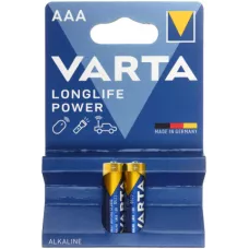 Батарейка VARTA Longlife Power AAА LR03  Alkaline BL 2 2/20/100