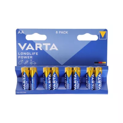 Батарейка VARTA Longlife Power AA LR6  Alkaline BL 8 8/160