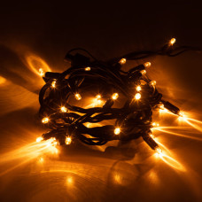 Гирлянда ЭРА ERAPS-NZ1 светодиодная новогодняя уличная нить 3 м желтая 30LED Гирлянда ЭРА ERAPS-NZ1 светодиодная новогодняя уличная нить 3 м желтая 30LED