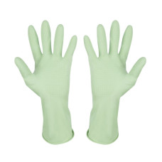 Перчатки латексные повышенной прочности, c хлопковым напылением, размер S 3/20