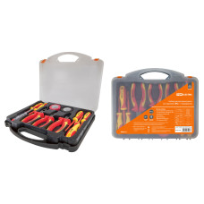 Набор диэлектрического инструмента №2, пласт. чемодан, 11 предметов, 1000В, “ЭкспертЭлектрик” TDM Набор диэлектрического инструмента №2, пласт. чемодан, 11 предметов, 1000В, “ЭкспертЭлектрик” TDM