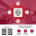 Умная розетка EKF Сonnect PRO Wi-Fi бел.
