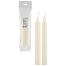 Свечи бытовые, 36 гр., белые, 15*2.2*2.2 см, упаковка 2 штуки Рыжий кот 3/50 Свечи бытовые, 36 гр., белые, 15*2.2*2.2 см, упаковка 2 штуки Рыжий кот 3/50