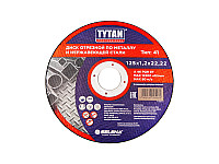 Диск отрезной TYTAN Professional по металлу и нержавеющей стали 125х1,2х22,22 10/50/400