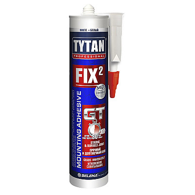 Клей монтажный Tytan Professional Fix² GT  290 мл, белый /6, мин отгр 2