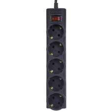 Cетевой фильтр Perfeo "POWERX", 3,0м, 5 розеток, черный /30 Cетевой фильтр Perfeo "POWERX", 3, 0м, 5 розеток, черный /30