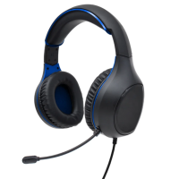 Perfeo игровая гарнитура ACTION черная с синим 1,8 м, разъем 2 х 3,5 мм (3 pin) Perfeo игровая гарнитура ACTION черная с синим 1,8 м, разъем 2 х 3,5 мм (3 pin)