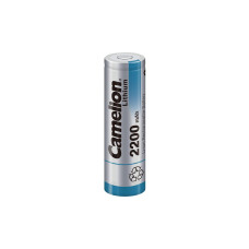 Аккумулятор Camelion LIR18650 (LIR18650, аккум, 3.6V-2200mAh Li-Ion) без защиты, в инд кейсе 24/216