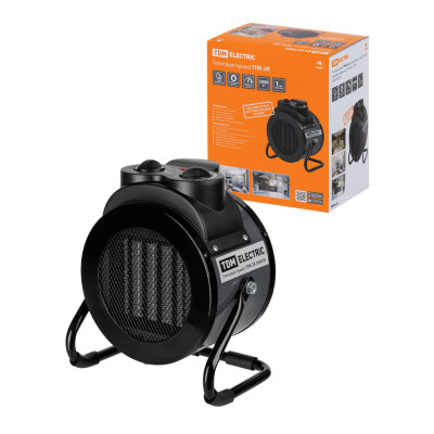 Тепловая пушка ТПК-3К, круглый корпус, 3 кВт (1,5/3 кВт), терморег, керам. нагр. элемент, TDM