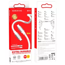 Кабель BX82 Type-C - Type-C 60W, белый, 1 метр BOROFONE 2/360 Кабель BX82 Type-C - Type-C 60W, белый, 1 метр BOROFONE 2/360