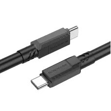 BOROFONE Кабель BX81 для Type-C - Type-C 60W черный 1 метр /360 BOROFONE Кабель BX81 для Type-C - Type-C 60W черный 1 метр /360