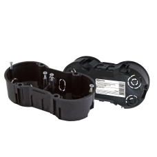 Установочная коробка СП 2-х местная, 141х70х45мм, саморезы, IP20, инд. штрихкод, TDM /мин.пар.5шт Установочная коробка СП 2-х местная, 141х70х45мм, саморезы, IP20, инд. штрихкод, TDM /мин.пар.5шт