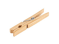 Прищепки для белья деревянные PEG-W-S/24 в наборе 24 шт. (дерево,металл)