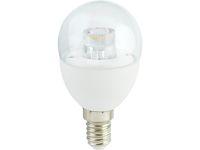 Ecola Лампа светодиодная Premium LED7,0W-G45-2700K-E14 220V прозрачный шар с линзой (композит) 80x45