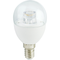 Ecola Лампа светодиодная Premium LED7,0W-G45-2700K-E14 220V прозрачный шар с линзой (композит) 80x45