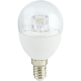 Ecola Лампа светодиодная Premium LED7,0W-G45-2700K-E14 220V прозрачный шар с линзой (композит) 80x45